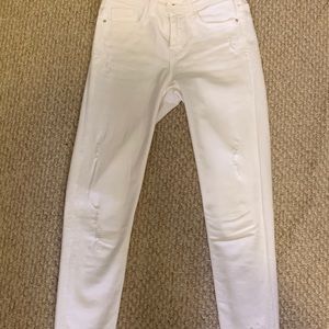 Zara white jeans